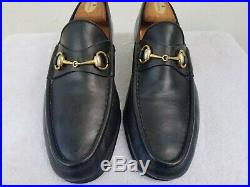 Vintage Gucci Mens Horse Bit Driving Loafers Slip On Shoes Size 44 M