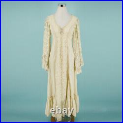 Vintage Gunne Sax Jessica McClintock Size 5 Dress Wedding Romantic Victorian