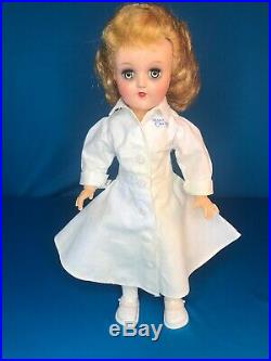 Vintage Ideal 14Miss Curity Nurse Doll Original Dress, Slip, Panties Excellent