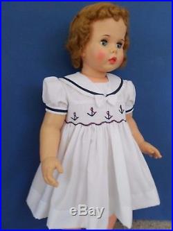 Vintage Ideal Doll 32 Penny Playpal withOriginal Dress/Slip/Shoes + 2 dresses