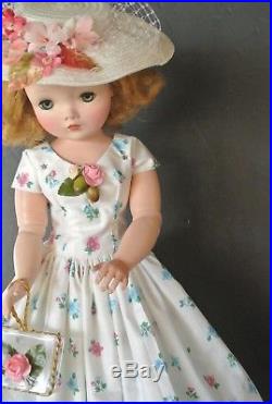 Vintage Inspired Day Dress Slip Purse And Hat For Madame Alexander Cissy Doll