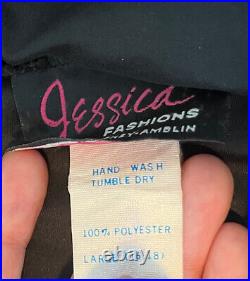 Vintage Jessica Fashions Rabbit Disney Lingerie Gown Pinup Dress Full Slip