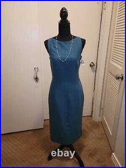 Vintage John Galliano Teal Dress Size 6