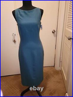 Vintage John Galliano Teal Dress Size 6