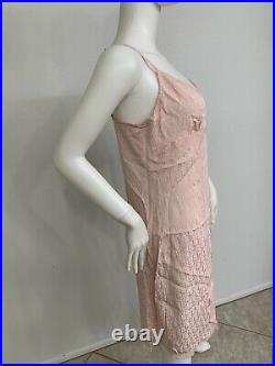 Vintage John Galliano X Christian Dior Boutique Slip, Slip Dress W Dior Logo S/M