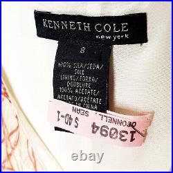 Vintage Kenneth Cole Silk Y2K 90s Slip Dress Sz 8