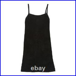 Vintage Krizia Slip Dress Small Black Viscose