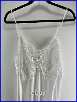 Vintage Lane Bryant Intimates White Bridal Peignoir Nightgown Sheer Robe Cosplay