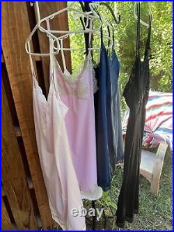 Vintage Lingerie Lot 11 Slips Olga Vanity Fair VanRaalte Slip Dress/Skirt