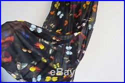 Vintage Lingerie Slip DOLCE GABBANA Dress butterfly Medium Large Designer