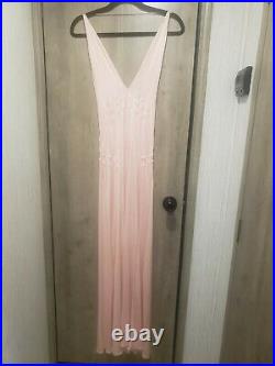 Vintage Long Pink Versace Couture Dress late 90s