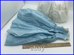 Vintage Madame Alexander Blue Dress Slip Bonnet Hat Jewelry Outfit Cissy Elise