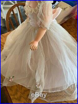 Vintage Madame Alexander Cissy Tagged Garden Party Bridesmaid Dress Slip #2160
