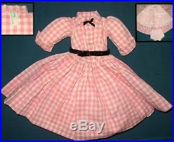 Vintage Madame Alexander Dress For Cissy Doll 20 Slip + Panties + Belt