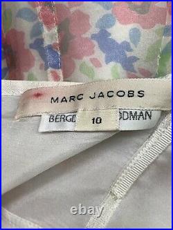 Vintage Marc Jacobs Slip Dress Silk Organza From Bergdorf Goodman 10 Fits S