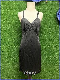 Vintage Movie Star Black Dress Slip Fits Like A Small