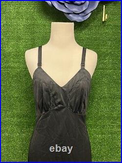 Vintage Movie Star Black Dress Slip Fits Like A Small