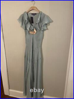 Vintage NWT Ralph Lauren Purple Label 100% Silk Juliette Evening Dress