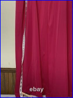 Vintage Nylon Full Slip Dress Floral Lace Vanity Fair 36 Rare Fuchsia