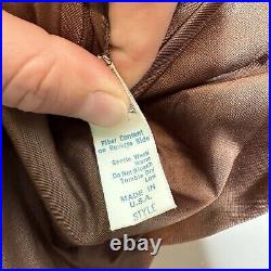 Vintage Olga Satin Brown Slip dress