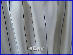 Vintage Oscar De La Renta Dress Slip Dress White, Cream & Blue Pin Stripped S M
