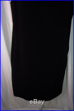 Vintage Paco Rabanne Pale Blue & Black Slip Dress 36 Beautiful