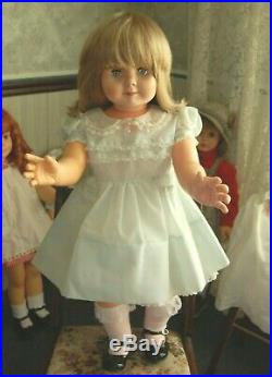 Vintage Penny Playpal Little Friend 30 Toddler Doll 1950s nylon dress slip etc