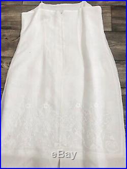 Vintage RICKIE FREEMAN TERI JON NITES Embellished BEADED BRIDAL Slip Dress
