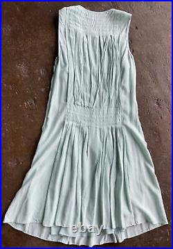 Vintage Rachel Zoe Tiffany Blue Silk Dress Sz 6 NWOT