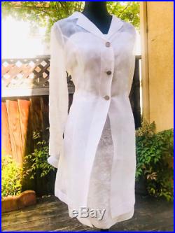 Vintage Rickie Freeman Teri Jon Nites Bridal Beaded Slip Dress Set