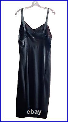 Vintage Slip Lorna Barbizon Crepe Remarque Knee Length Dress 42 Bust (defect)