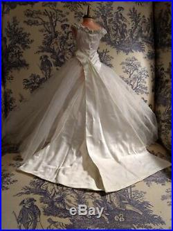 Vintage Tagged Madame Alexander 1957 Bride Dress Slip & Panties