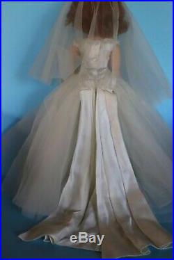 Vintage Tagged Madame Alexander Cissy Bride Dress Slip And Veil 1957 (No Doll)