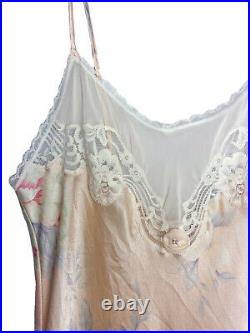 Vintage Union Made Womens Christian Dior Nightgown Slip Dress Size Small