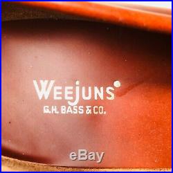 Vintage Unworn GH Bass Weejuns Brown Loafer Slip On -Size 9D