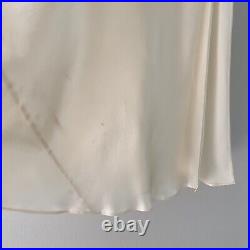 Vintage VS Ivory Silk Dress (S-M)