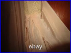 Vintage VTG lingerie slip dress 1920s silk slipdress nightgown