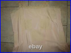 Vintage VTG lingerie slip dress 1920s silk slipdress nightgown