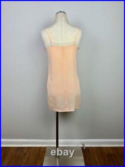 Vintage VTG lingerie slip dress 1920s silk slipdress nightgown