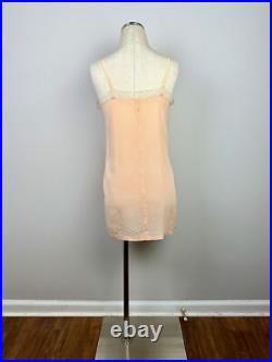 Vintage VTG lingerie slip dress 1920s silk slipdress nightgown