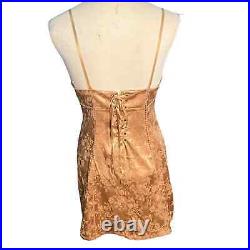 Vintage Victoria's Secret Gold Slip Dress Small