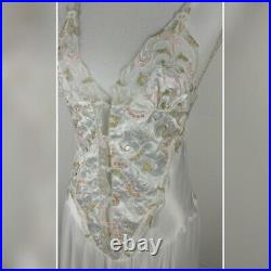 Vintage Victoria's Secret nightgown satin slip on lingerie Made In England