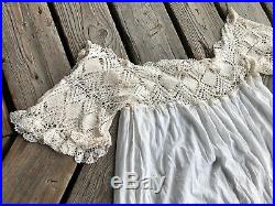 Vintage Victorian Edwardian Skirt Slip Dress Lot Silk Lace Cotton Repair AS IS