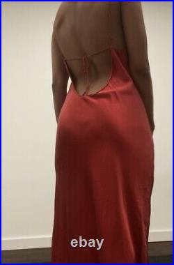 Vintage Victorias Secret Red Silk Slip Dress XS-M