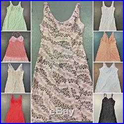 Vintage Wholesale Lot Women's Night Slip Dress Mix x 100