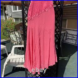 Vintage Y2k BCBGMAXAZRIA silk slip dress size 6