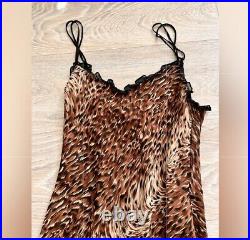 Vintage betsey johnson leopard/animal print dress