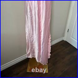 Vintage glamourous old Hollywood satin slip dress nightie XXL