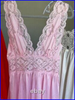 Vintage lingerie lot nightgowns glam lacey teddy rompers