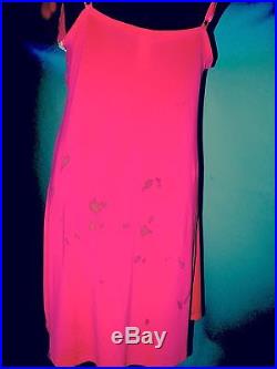 Vintage pink slip dress punk grunge riot grrl gothic Lolita sz XL by Lexa Vonn